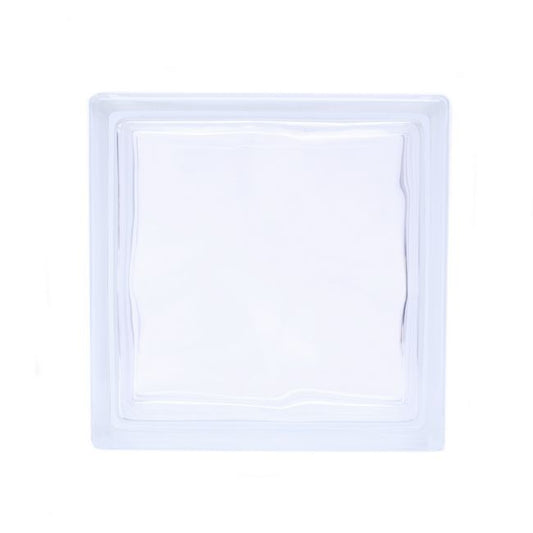 Seves 1908 W glasblok 19 x 19 x 8 cm klar