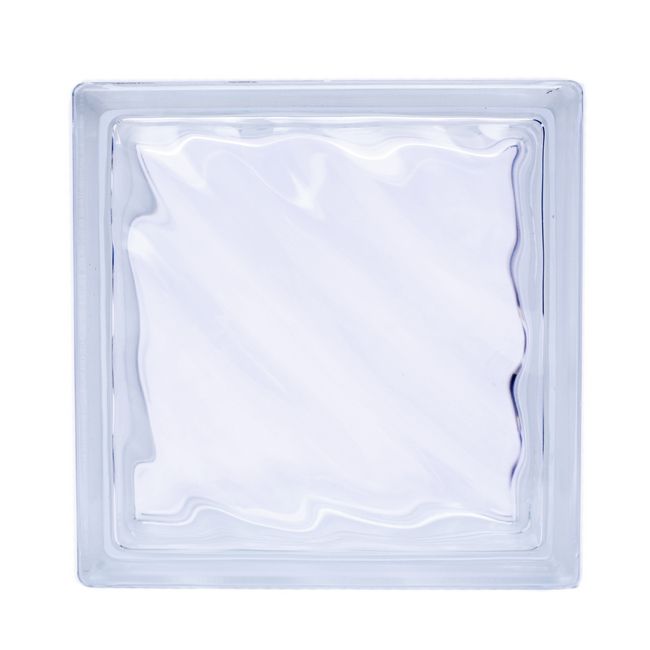 Seves klar glasblok Fala 19 x 19 x 8 cm