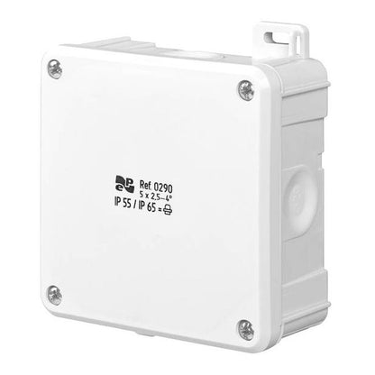 Overflademonteret elboks Elektro-Plast 2K 98 x 98 x 46 mm IP65 hvid