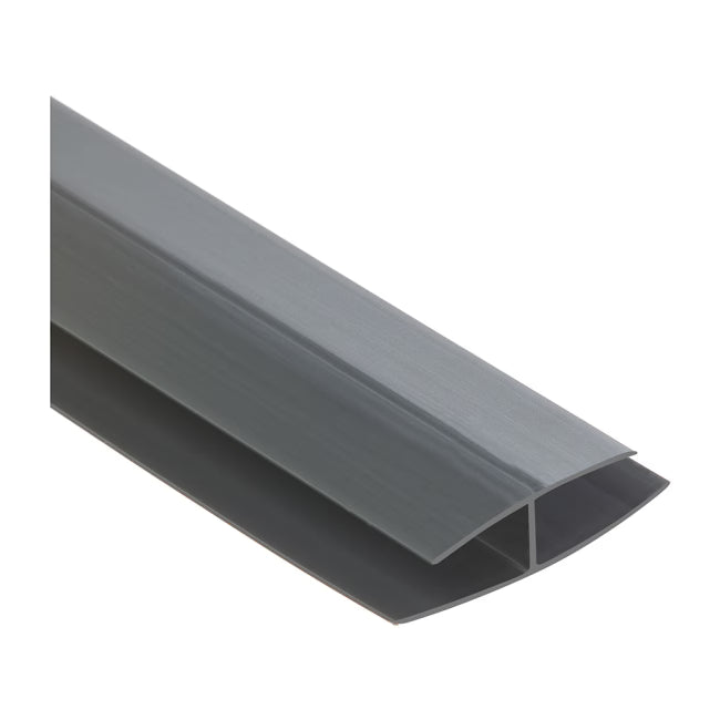 PVC Samleprofil H 3 m Grafit