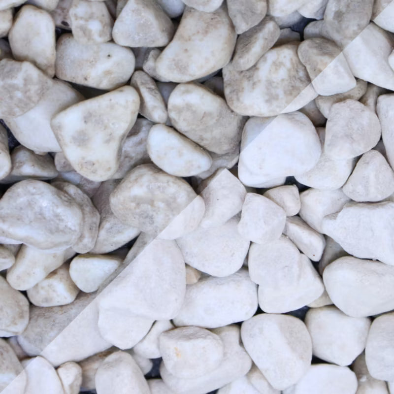 Pyntegrus Carrara 15-25 mm 20 kg Hvid