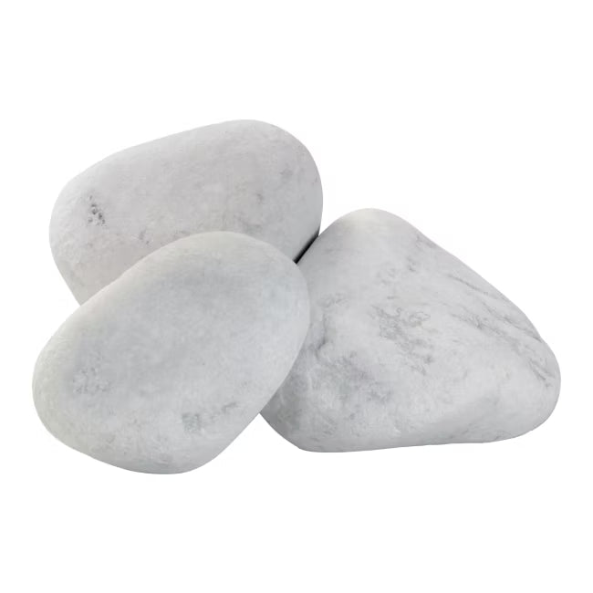 Pyntegrus Carrara 25-40 mm 20 kg Hvid