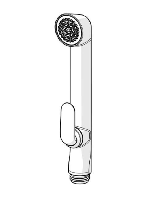 Håndbruser til Bidetarmatur 19,3 cm Krom 1 stk.