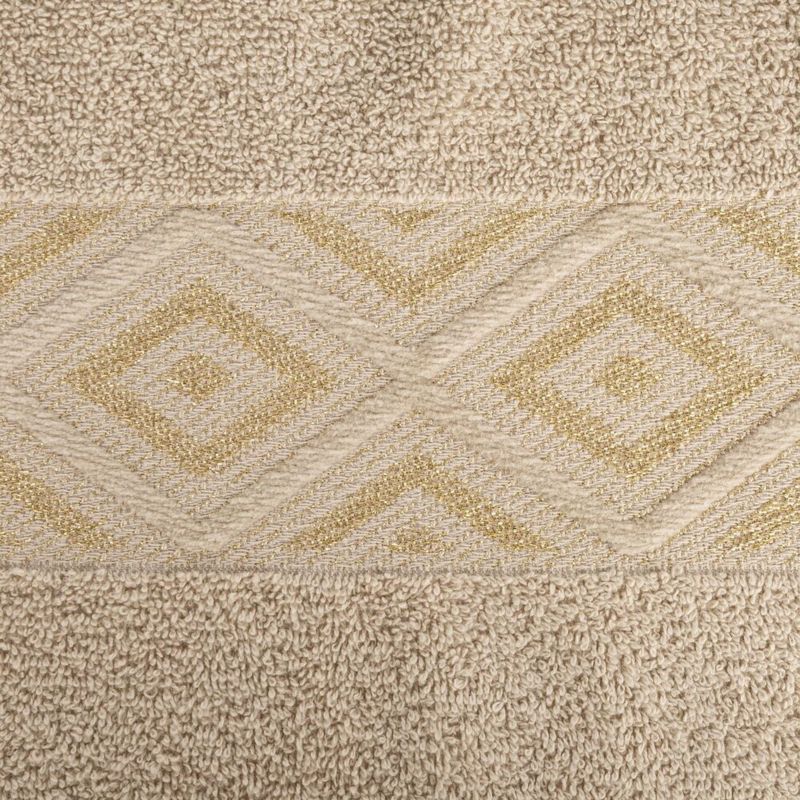 Badehåndklæde Azari 70x140 cm Beige Bomuld 500 g/m²