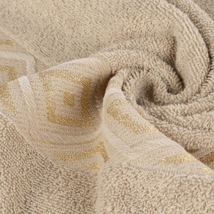 Badehåndklæde Azari 70x140 cm Beige Bomuld 500 g/m²