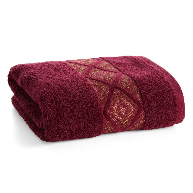 Badehandklæde 70x140 cm Bourgogne Bomuld 500 g/m²