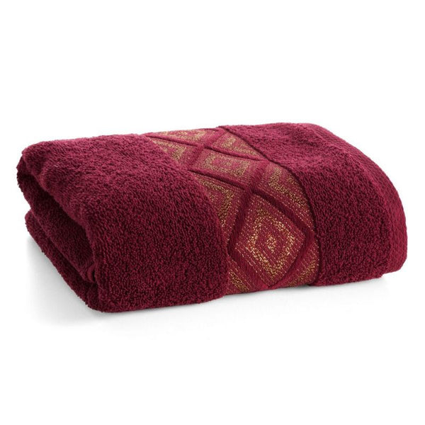 Badehandklæde 70x140 cm Bourgogne Bomuld 500 g/m²