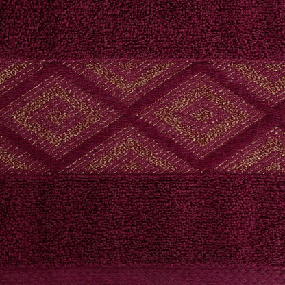 Badehandklæde 70x140 cm Bourgogne Bomuld 500 g/m²
