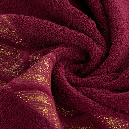 Badehandklæde 70x140 cm Bourgogne Bomuld 500 g/m²