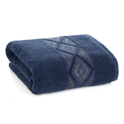 Badehåndklæde 70x140 cm Marineblå 500 g/m² Bomuld 1 stk.