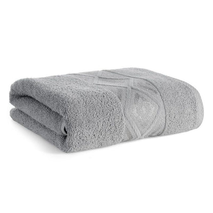 Badehåndklæde 70x140 cm Sølv 500 g/m² Bomuld