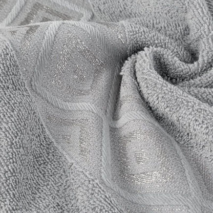 Badehåndklæde 70x140 cm Sølv 500 g/m² Bomuld
