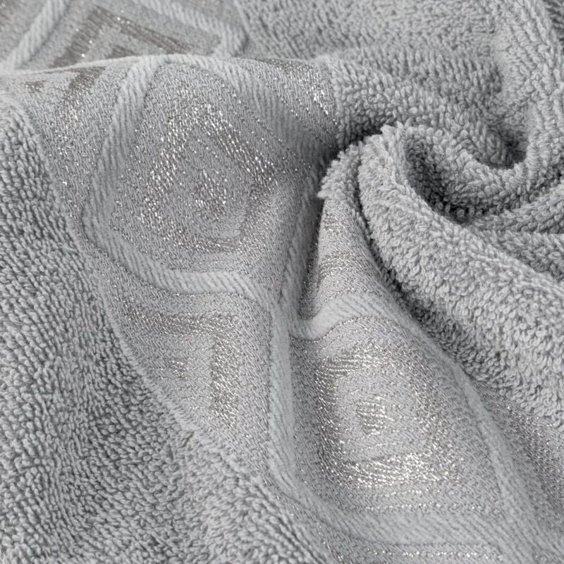 Badehåndklæde 70x140 cm Sølv 500 g/m² Bomuld