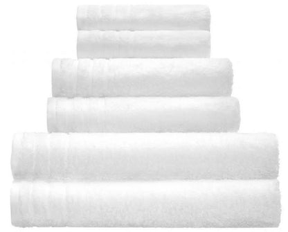 Badehåndklæde Royal Vegan 50x100 cm Bomuld 500 g/m² Hvid 1 stk.