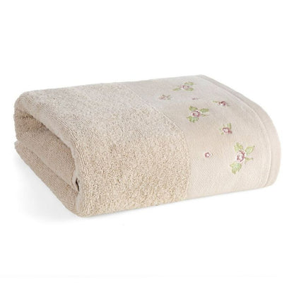 Badehåndklæde Dalia Bomuld Beige 70x140 cm 1 stk.
