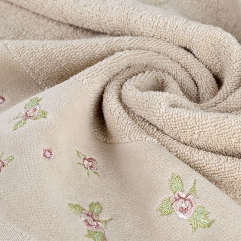Badehåndklæde Dalia Bomuld Beige 70x140 cm 1 stk.