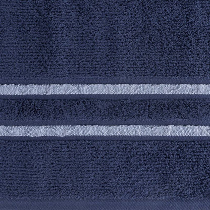 Håndklæde 30x50 cm Marineblå Bomuld 500 g/m²