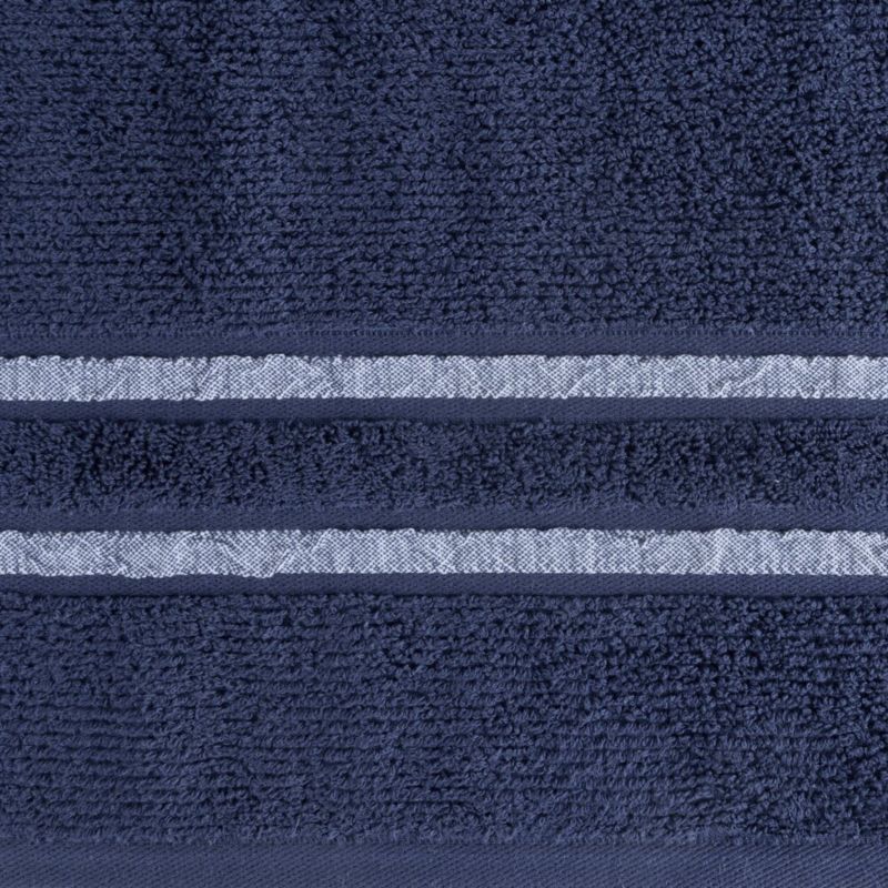 Håndklæde 30x50 cm Marineblå Bomuld 500 g/m²