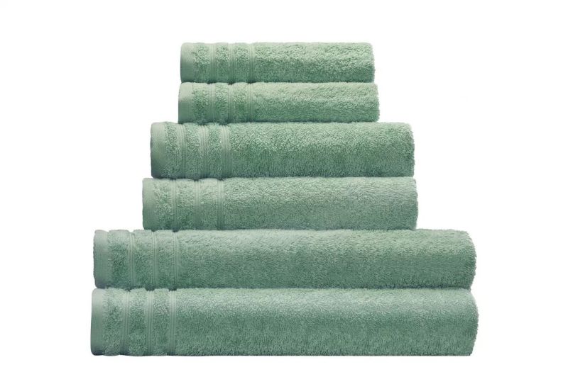 Håndklæde Royal Vegan Grøn 30x50 cm Bomuld 500 g/m²