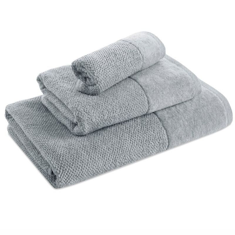 Bomuldshåndklæde 30x50 cm Sølv 550 g/m² 1 stk.
