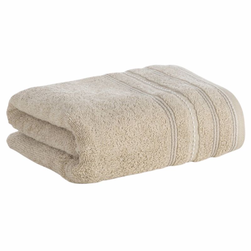 Bomuldshåndklæde 30x50 cm Beige Høj Absorberingsevne 1 stk.