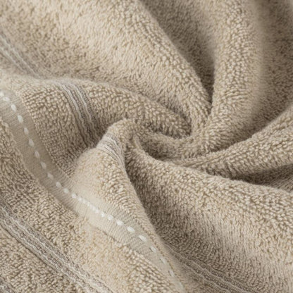 Bomuldshåndklæde 30x50 cm Beige Høj Absorberingsevne 1 stk.