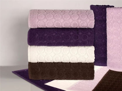 Greno Pepe håndklæde 70x140 cm blomme 450 g/m² premium 1 stk