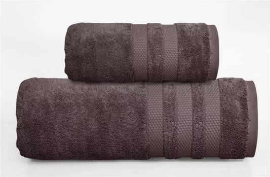 Greno River håndklæde 50x90 cm brun 520 g/m² premium 1 stk