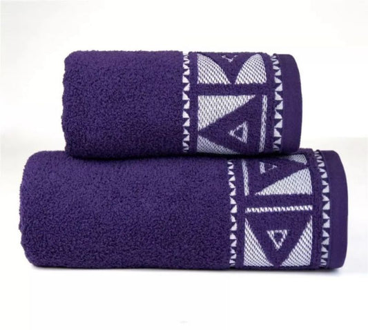 Greno Yolo håndklæde 50x90 indigo violet 450 g/m² premium 1 stk