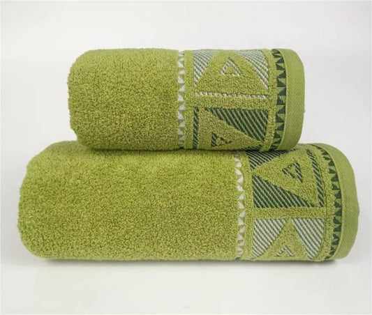 Greno Yolo håndklæde 70x130 oliven 450 g/m² premium 1 stk
