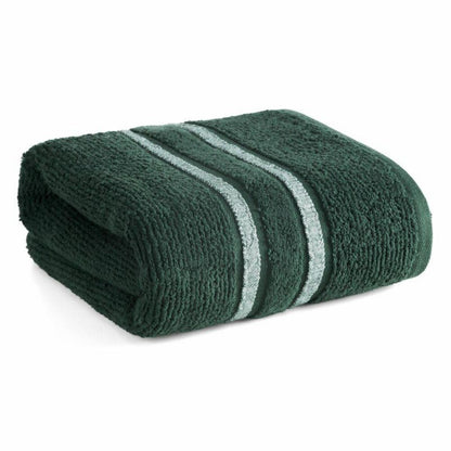 Badehåndklæde 50x90 cm Mørkegrøn Bomuld 500 g/m²