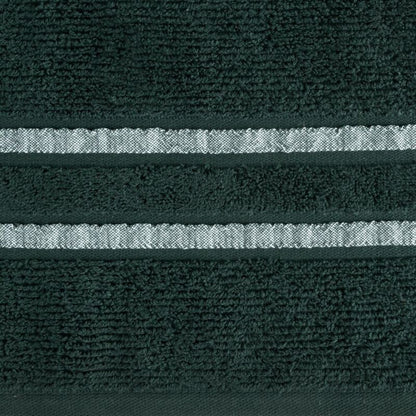 Badehåndklæde 50x90 cm Mørkegrøn Bomuld 500 g/m²