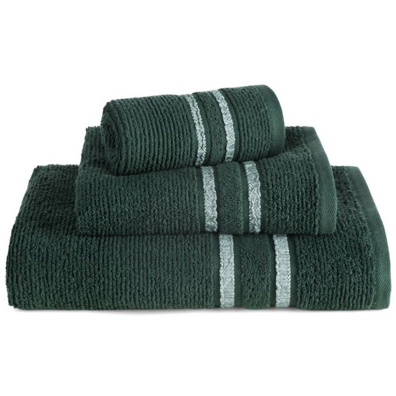 Badehåndklæde 50x90 cm Mørkegrøn Bomuld 500 g/m²