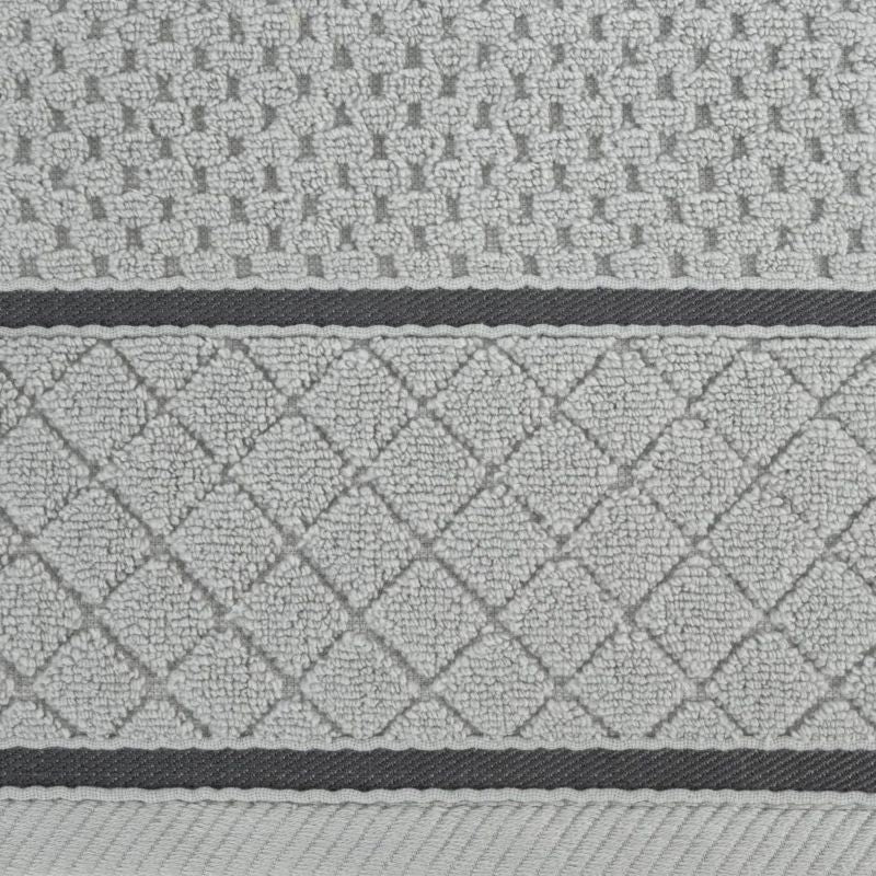 Badehåndklæde 70x140 cm Sølv Bomuld 500 g/m²