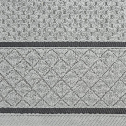 Badehåndklæde 70x140 cm Sølv Bomuld 500 g/m²