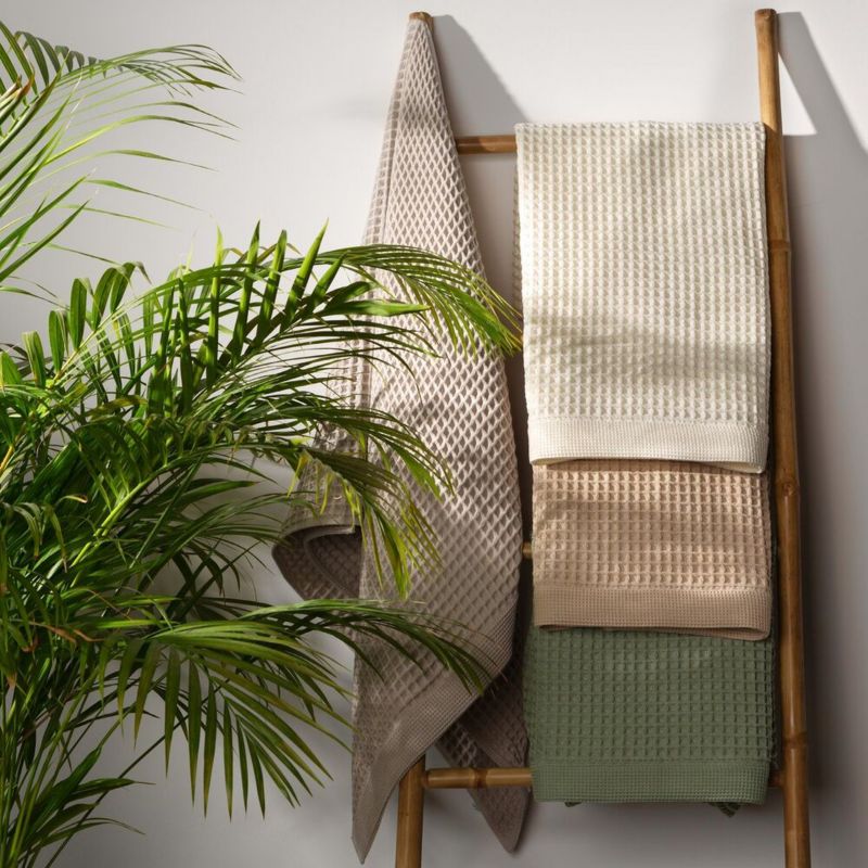Badehåndklæde Melo 50x90 cm Mintgrøn Bomuld 1 stk.
