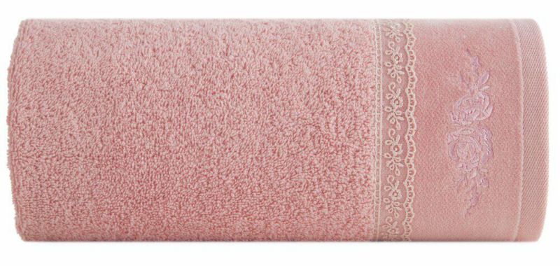 Badehåndklæde 70x140 cm Rosa 500 g/m² Bomuld
