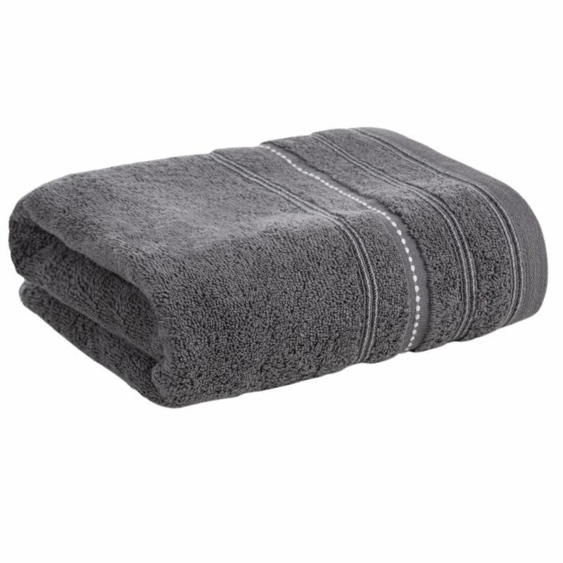 Badehåndklæde Vento 70x140 cm Grå Bomuld 500 g/m²