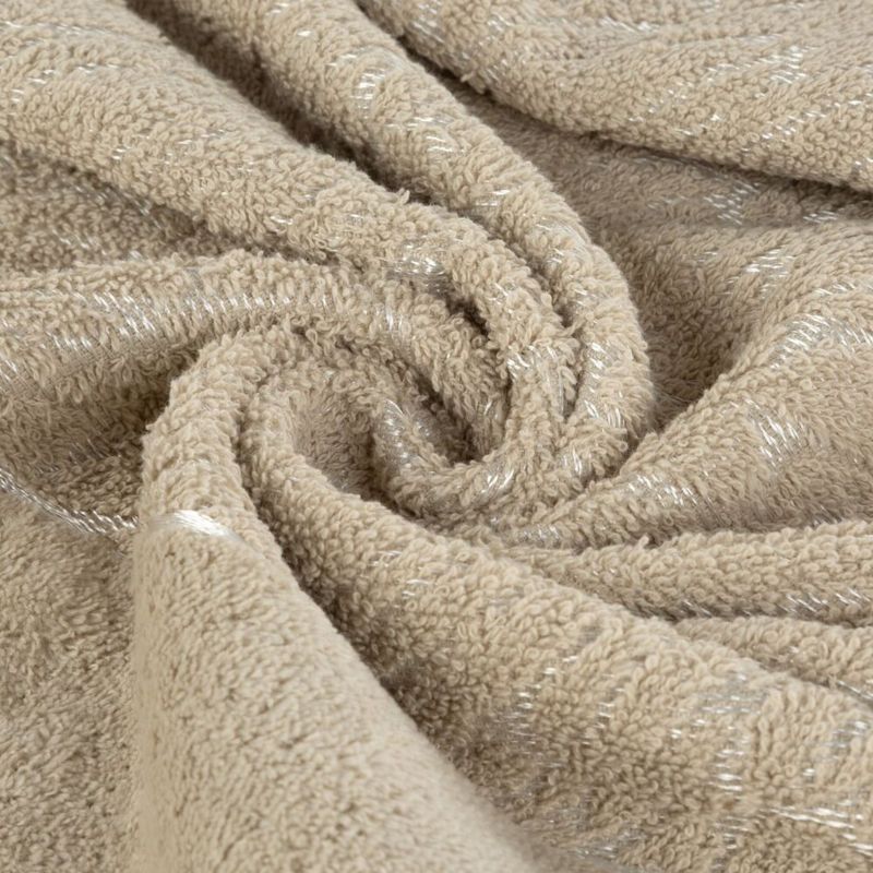 Badehåndklæde 70x140 cm Beige Bomuld 500 g/m²