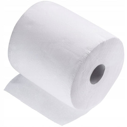 KADAX papirhåndklæde i cellulose, hvid, 60 m, 6 stk