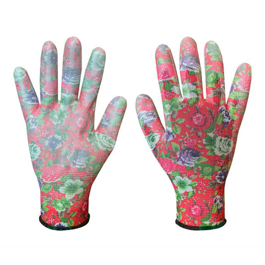 VERTO havehandsker i polyester str. 7 flerfarvede 1 par