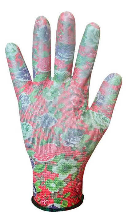 VERTO havehandsker i polyester str. 7 flerfarvede 1 par