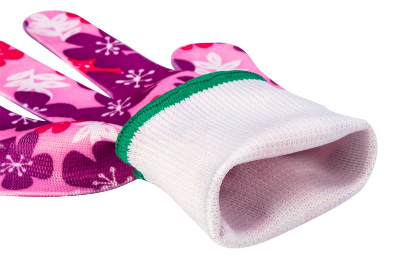 VERTO havehandsker i polyester, str. 8, lyserøde, 1 par