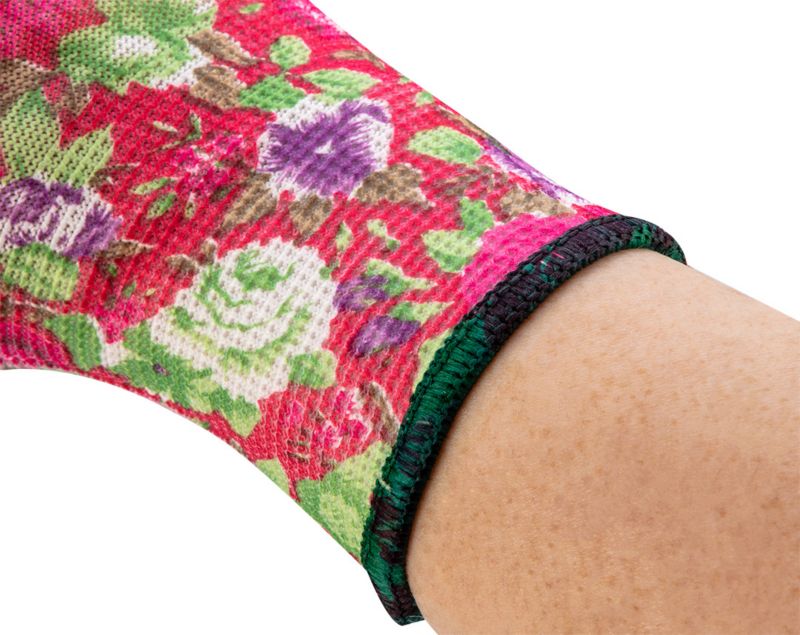 VERTO havehandsker i polyester str. 8 flerfarvede, 1 par