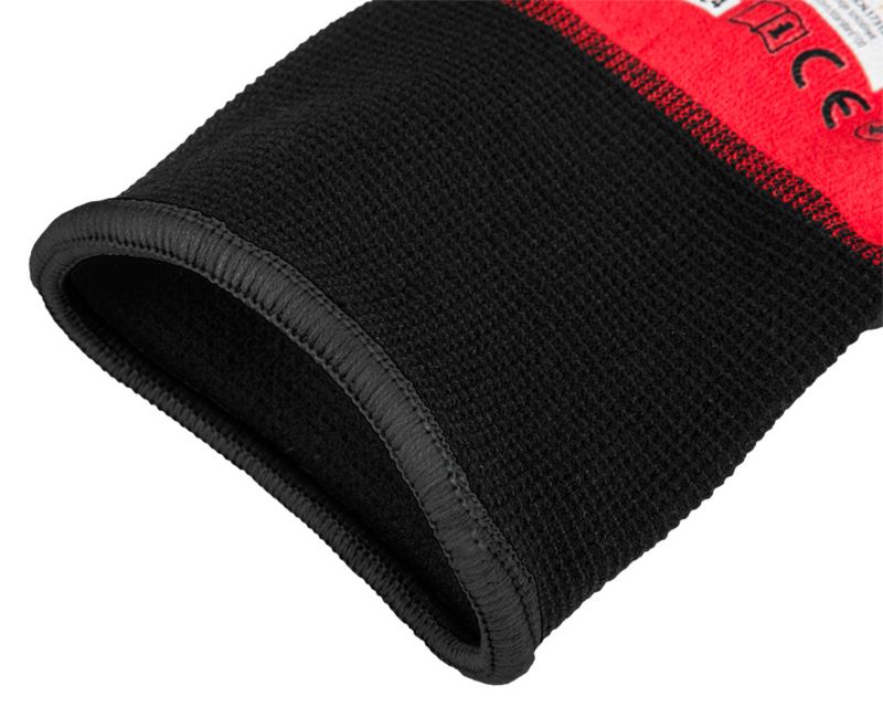 NEO TOOLS arbejdshandsker i nylon og spandex med polymer-nitril belægning str. 11 sort-rød 1 par