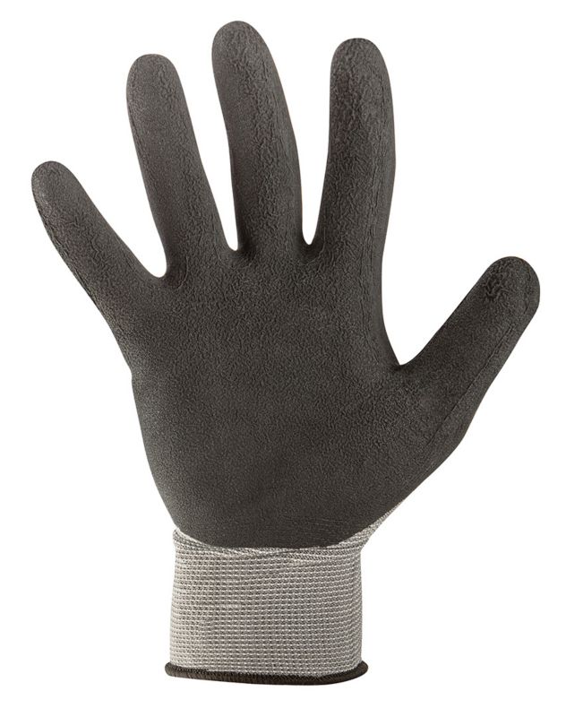 NEO TOOLS arbejdshandsker i nylon med latexbelægning, størrelse 9, grå, 1 par