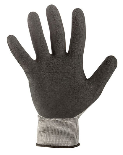 NEO TOOLS arbejdshandsker i nylon med latexbelægning, størrelse 9, grå, 1 par
