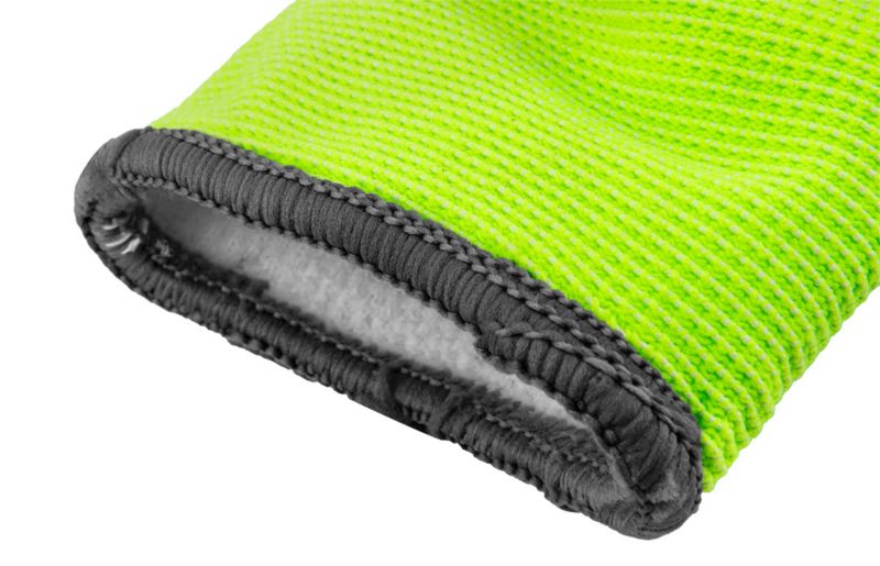 NEO TOOLS arbejds handsker i nylon med latexbelægning, str. 10, gul, 1 par