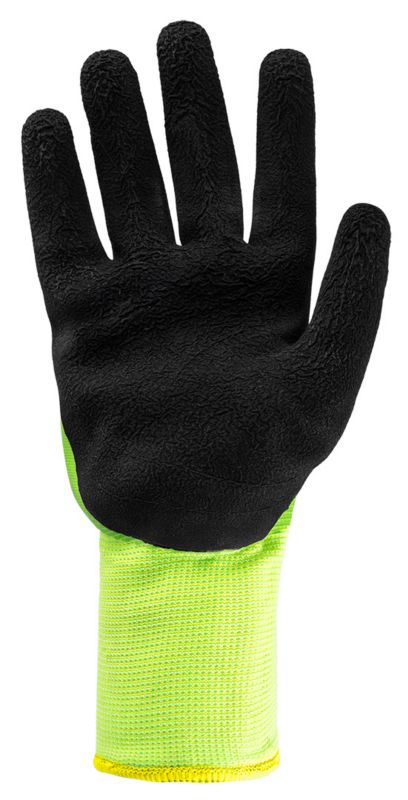 NEO TOOLS vinterforede arbejdshandsker med børstet polyester, str. 9, gul, 1 par