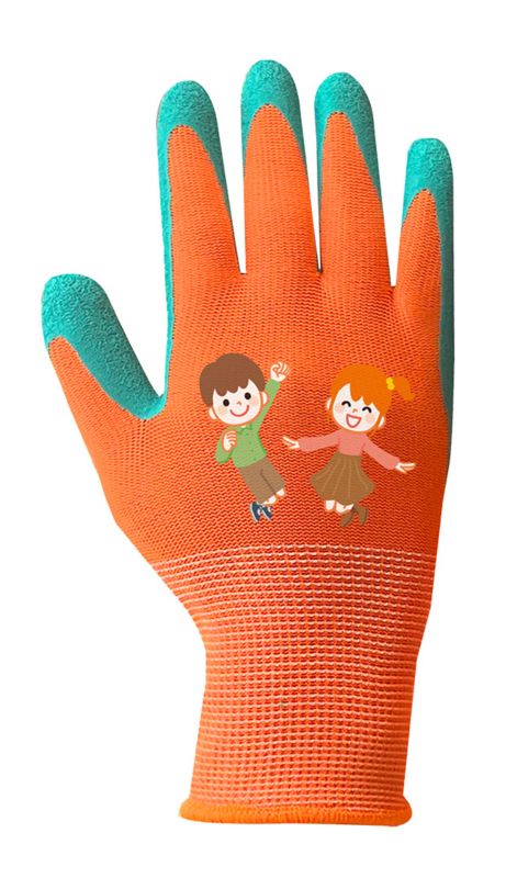 NEO TOOLS arbejds handsker i polyester med latexbelægning, str. 3, flerfarvet, 1 par